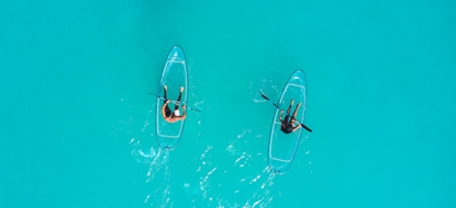 Transparent Kayaks Aerial Grenada